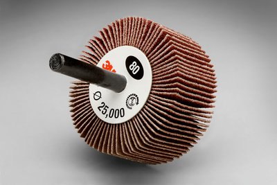 3M lamellhjul på spindel, korn 80