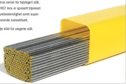 TIG-tråd fra NST i gul eske