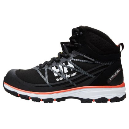 Helly Hansen Workwear høy vernesko, sort og oransje