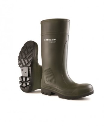 Dunlop Purofort vernestøvel, grønn